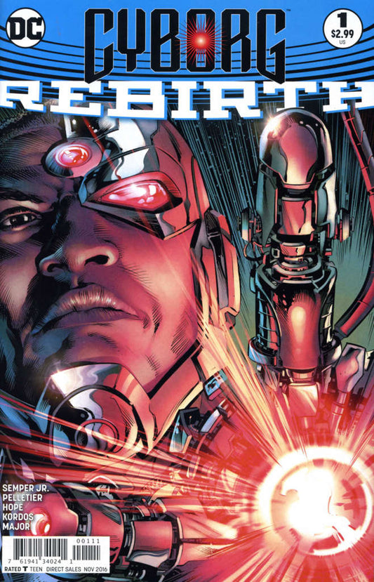 Cyborg: Rebirth #1 (VF-NM), Comic Book, Back Issue, buy comic books online, online comic book store canada, sell comic books, online, comic websites, comic store,  vintige comic books, comic book store guelph, comic book store, comic book store near me, Long Box Silver's Comics 