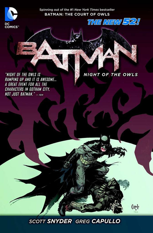 Batman: The Night of the Owls #1 (VF), Comic Book, Back Issue, buy comic books online, online comic book store canada, sell comic books, online, comic websites, comic store,  vintige comic books, comic book store guelph, comic book store, comic book store near me, Long Box Silver's Comics 