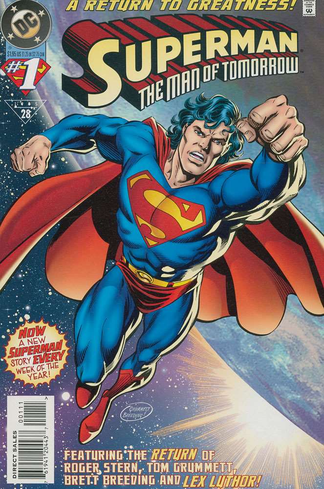 Superman: The Man of Tomorrow #1, DC Comics, Comic Book, Back Issue, buy comics online, comic book store guelph, online comic book store, local comic shop, Long Box Silver's Comics