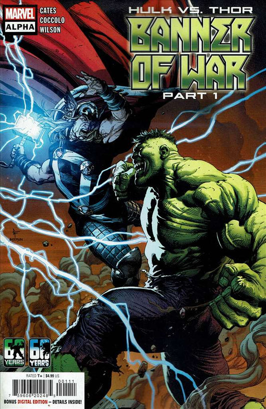 Hulk vs. Thor: Banner of War Alpha #1, Comic Book, Back Issue, buy comic books online, order comics online, marvel comics, sell comic books, online, comic websites, comic store,  vintige comic books, comic book store guelph, comic book store, comic book store near me, Long Box Silver's Comic Book Store