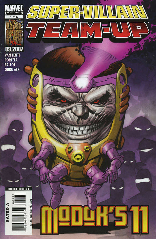 Super-Villain Team-Up/Modok’s 11 (Full Mini-Series Set #1-5) #1-5 (VF-NM), Comic Book, Back Issue, buy comic books online, online comic book store canada, sell comic books, online, comic websites, comic store,  vintige comic books, comic book store guelph, comic book store, comic book store near me, Long Box Silver's Comics 