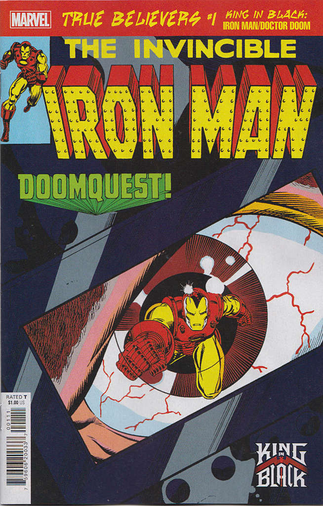 True Believers: King in Black—Iron Man/Doctor Doom #1 (VF-NM), Comic Book, buy comic books online, online comic book store canada, sell comic books, online, comic websites, comic store,  vintige comic books, comic book store guelph, comic book store,  Long Box Silver's Comics