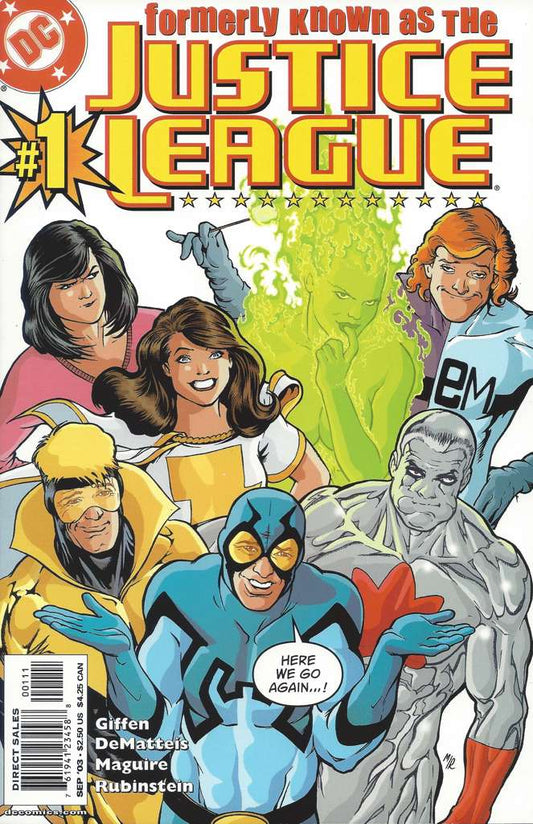 Formerly Known as the Justice League (Full Mini-Series Set #1-6) #1-6 (VF-NM), Comic Book, buy comic books online, online comic book store canada, sell comic books, online, comic websites, comic store,  vintige comic books, comic book store guelph, comic book store,  Long Box Silver's Comics 