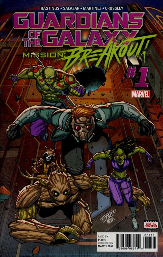 Guardians of the Galaxy: Mission Breakout #1 (VF/NM), Comic Book, Back Issue, buy comic books online, order comics online, marvel comics, sell comic books, online, comic websites, comic store,  vintige comic books, comic book store guelph, comic book store, comic book store near me, Long Box Silver's Comic Book Store