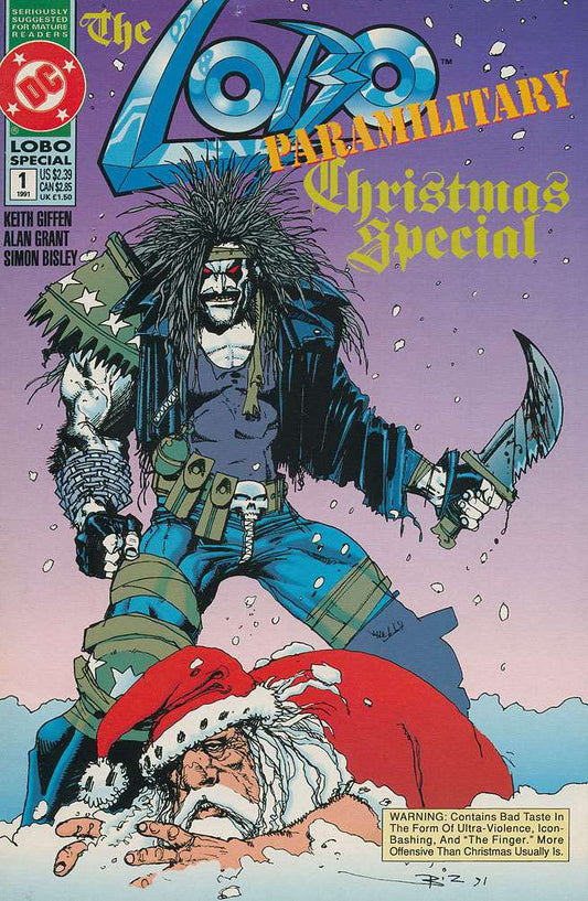 Lobo Paramilitary Christmas Special #1, Comic Book, Back Issue, buy comic books online, order comics online, marvel comics, sell comic books, online, comic websites, comic store,  vintige comic books, comic book store guelph, comic book store, comic book store near me, Long Box Silver's Comic Book Store