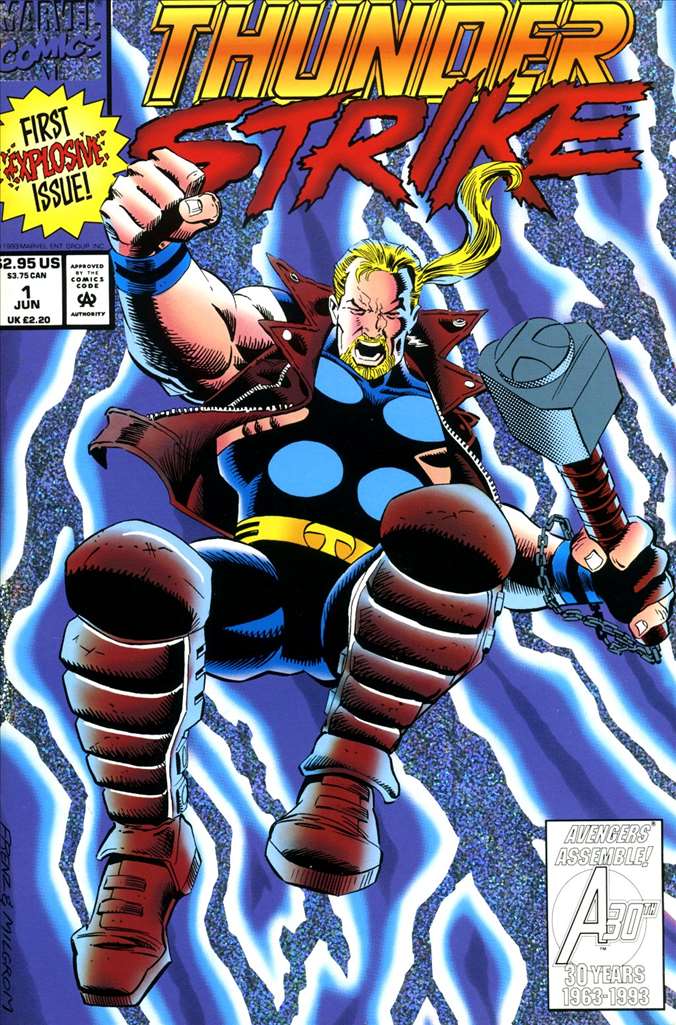 Thunderstrike #1, Comic Book, Back Issue, buy comic books online, order comics online, marvel comics, sell comic books, online, comic websites, comic store,  vintige comic books, comic book store guelph, comic book store, comic book store near me, Long Box Silver's Comic Book Store