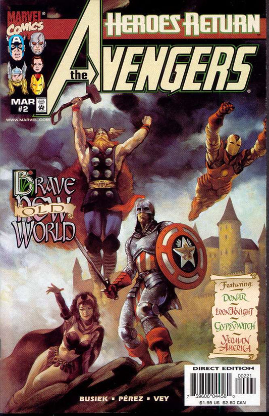 Avengers (Vol. 3) #2/A, Comic Book, Back Issue, buy comics online, comic book store guelph, online comic book store, local comic shop, Long Box Silver's Comics