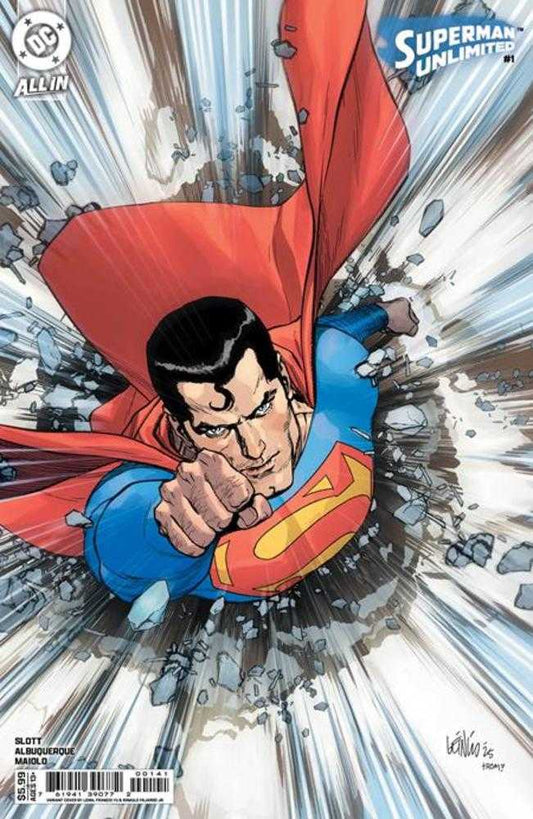 Superman Unlimited #1 Cover D Leinil Francis Yu Card Stock Variant (VF/NM)