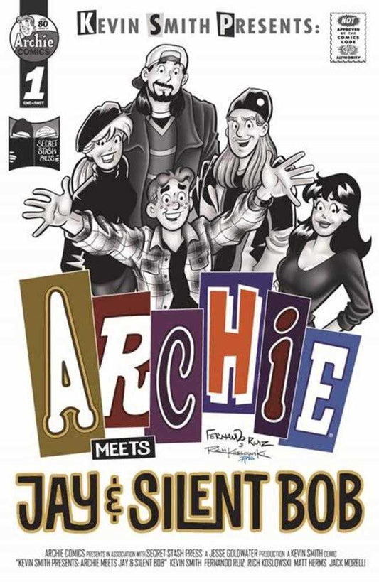 Archie Meets Jay And Silent Bob #1 (One Shot) Cover B Fernando Ruiz Rich Koslowski Homage Greyscale Variant (Mature) (VF/NM)