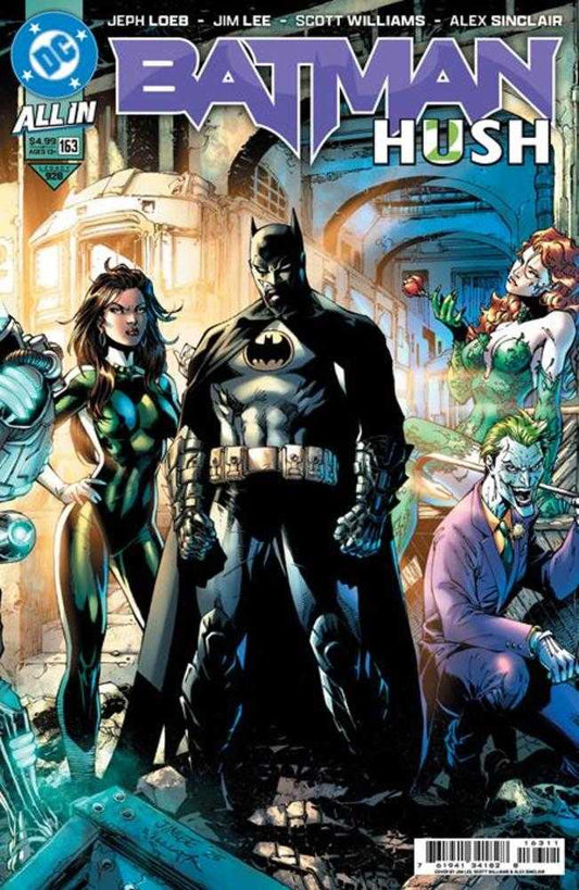 Batman #163 Cover A Jim Lee & Scott Williams Batman Connecting Middle Alternate Color (VF/NM)