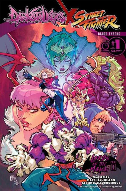Darkstalkers X Street Fighter Blood Throne #1 (One Shot) 2 Nd Printing (VF/NM)