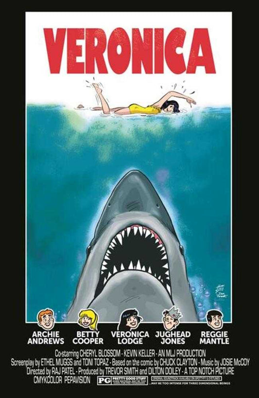 Archies TV Laugh Out #79 Facsimile Edition Cover C Dan Parent Rosario Tito Pena Veronica Movie Poster Foil Variant Limited To 1000 Copies (VF/NM)