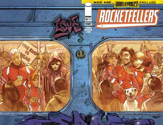 Rocketfellers #0 Cover C Leila Leiz & John Kalisz Wraparound Variant (VF/NM)