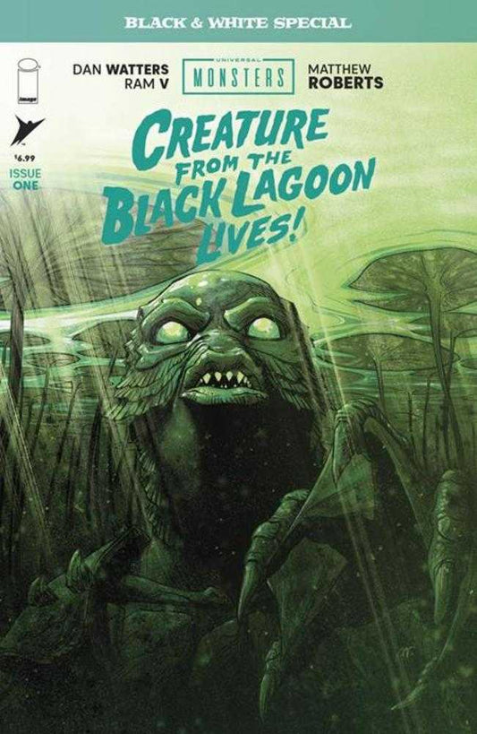 Universal Monsters Creature From The Black Lagoon Lives Black & White Special #1 (Of 2) Cover A Matthew Roberts (VF/NM)