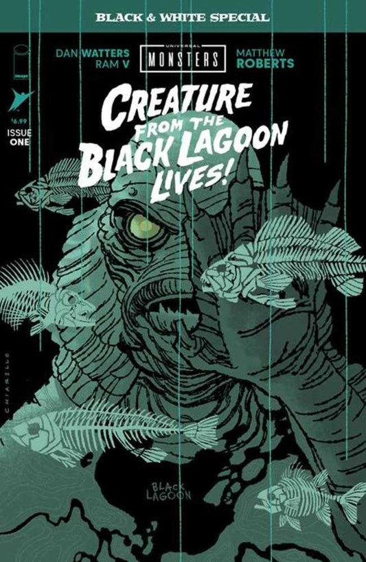 Universal Monsters Creature From The Black Lagoon Lives Black & White Special #1 (Of 2) Cover B Mark Chiarello Variant (VF/NM)