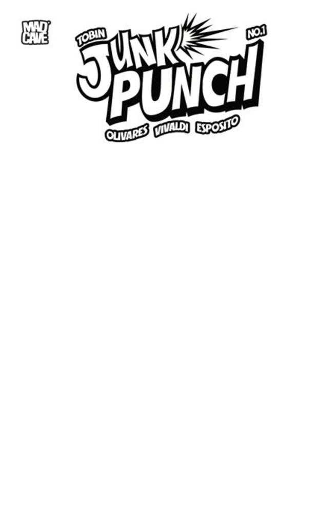 Junk Punch #1 (Of 5) Cover D Blank Sketch Variant (Mature) (VF-NM)