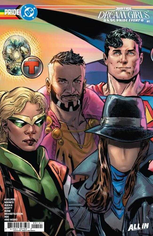 Justice League Dream Girls A DC Pride Event #1 (Of 4) Cover B Phil Jimenez Connecting Card Stock Variant (VF-NM)