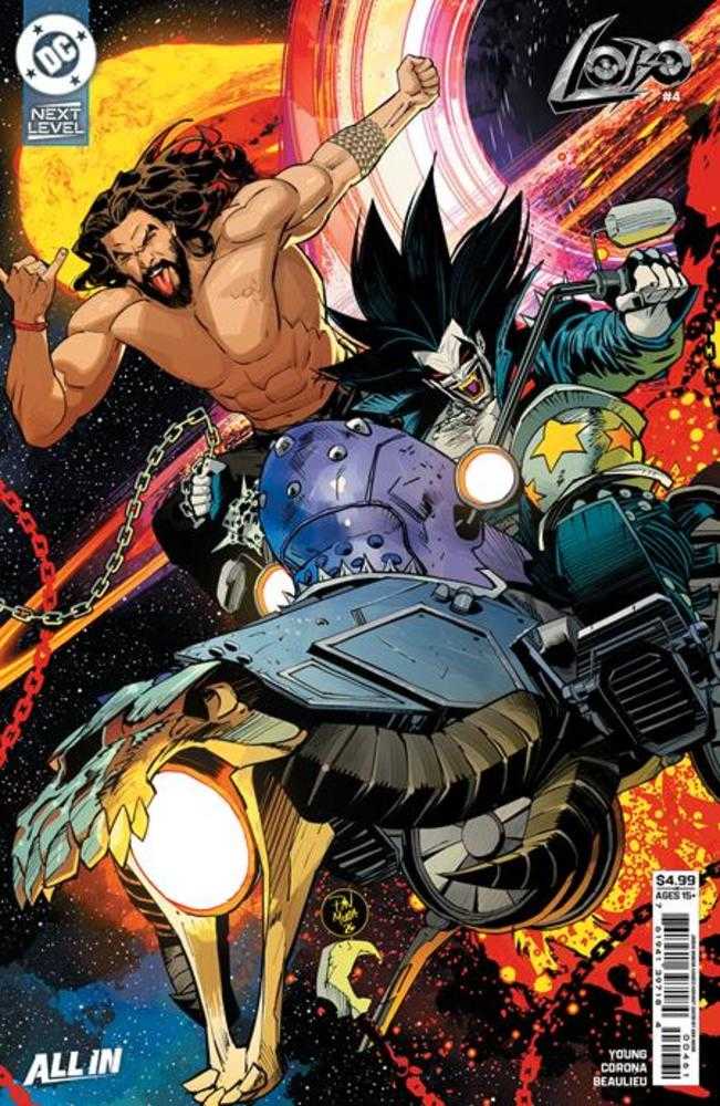 Lobo #4 Cover F Dan Mora Jason Momoa Cameo Card Stock Variant (VF-NM)