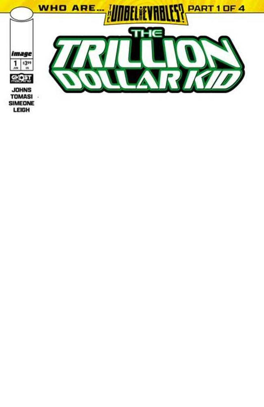 Trillion Dollar Kid #1 (Of 2) Cover E Blank Sketch Variant (VF-NM)