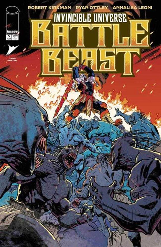Invincible Universe Battle Beast #5 3rd Printing (VF/NM)