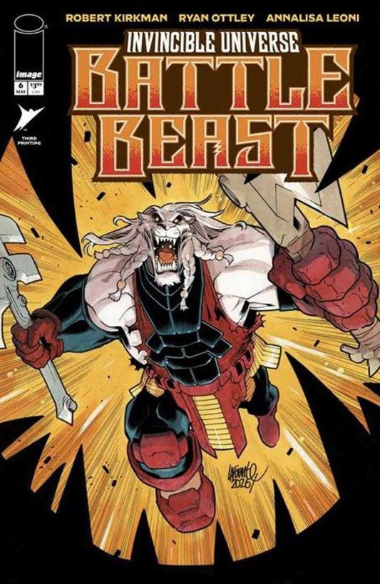 Invincible Universe Battle Beast #6 3rd Printing (VF/NM)