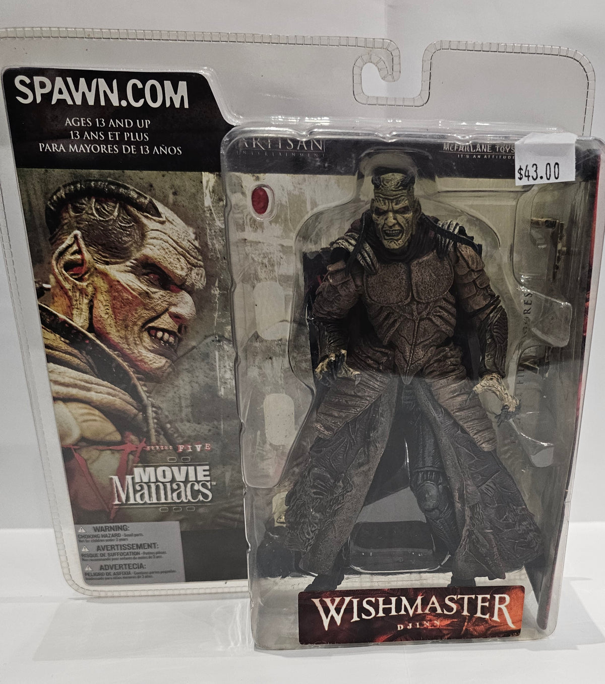 SPAWN Movie Maniacs Series 5 Wishmaster McFarlane Toys Action Figure