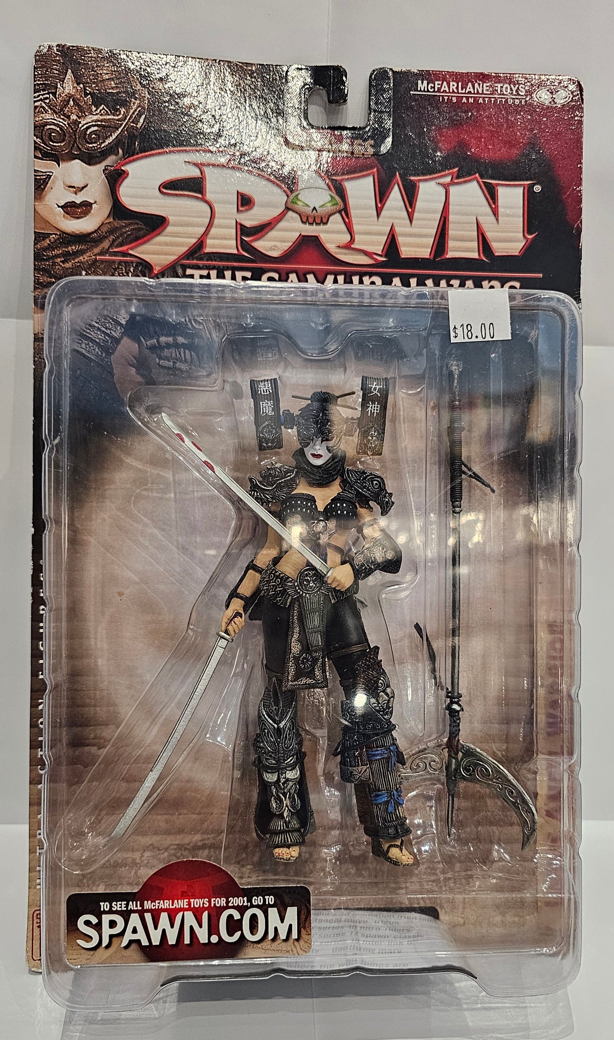 SPAWN The Samurai Wars Lotus Angel Warrior McFarlane Toys Action Figure