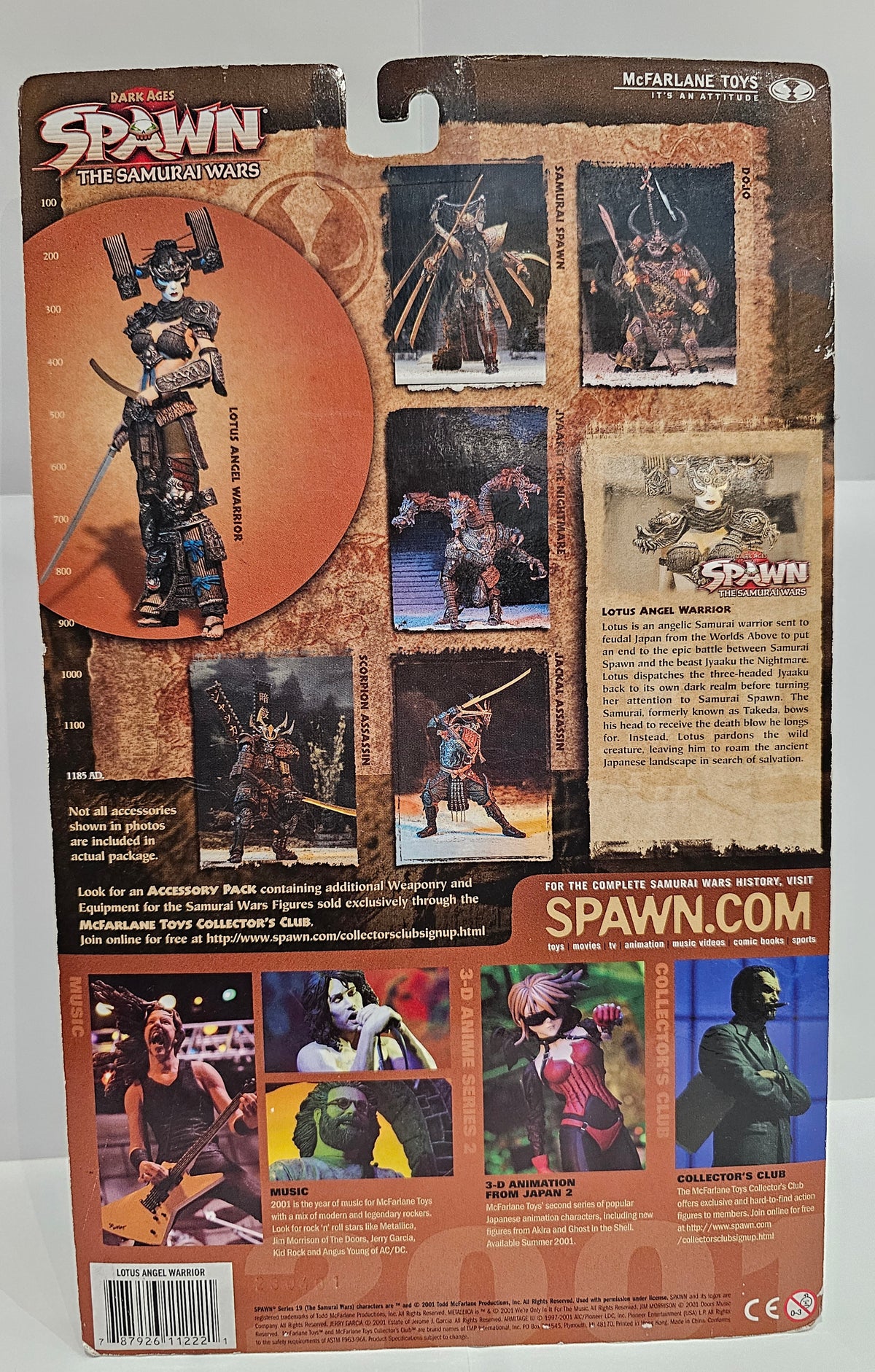 SPAWN The Samurai Wars Lotus Angel Warrior McFarlane Toys Action Figure