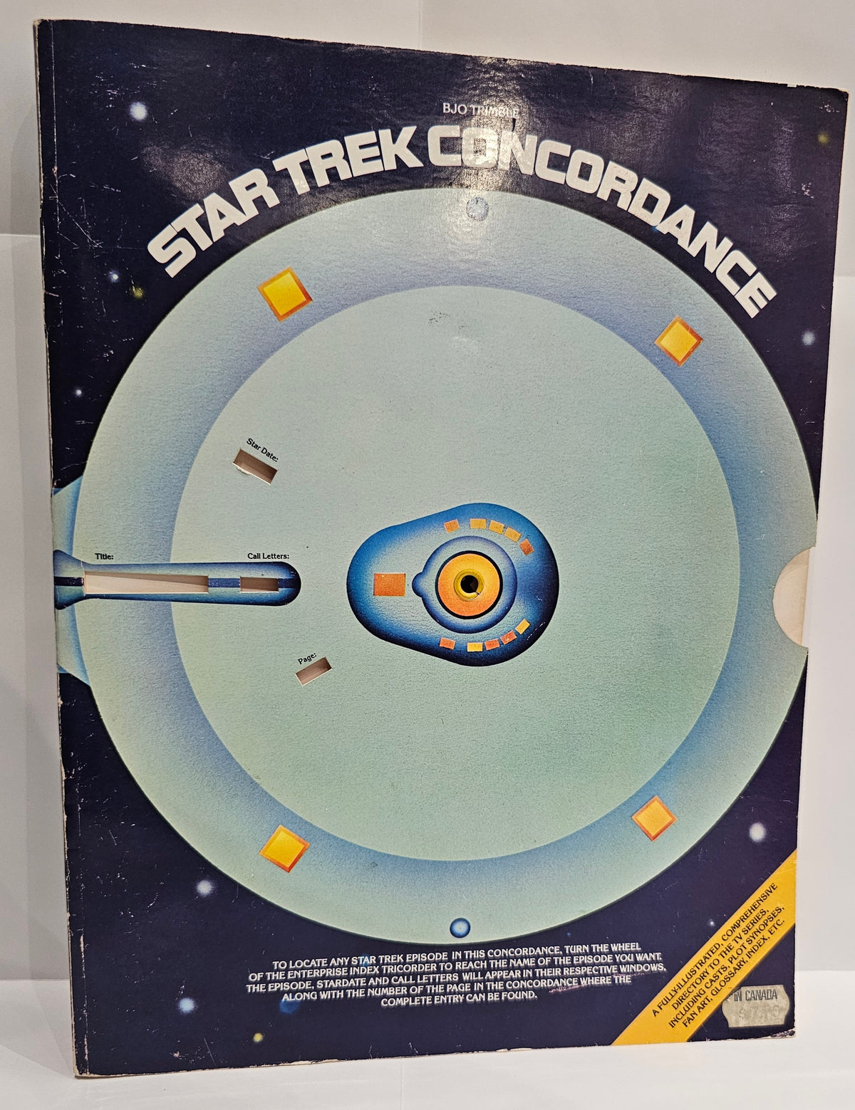Trimble, Bjo STAR TREK CONCORDANCE 1st Edition 1st Printing