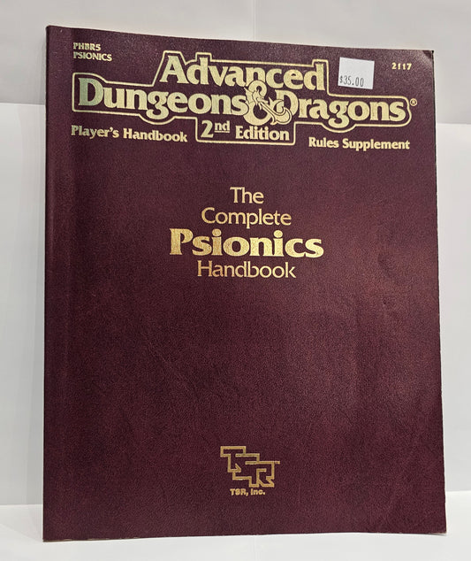 Advanced Dungeons & Dragons 2nd Edition The Complete Psionics Handbook