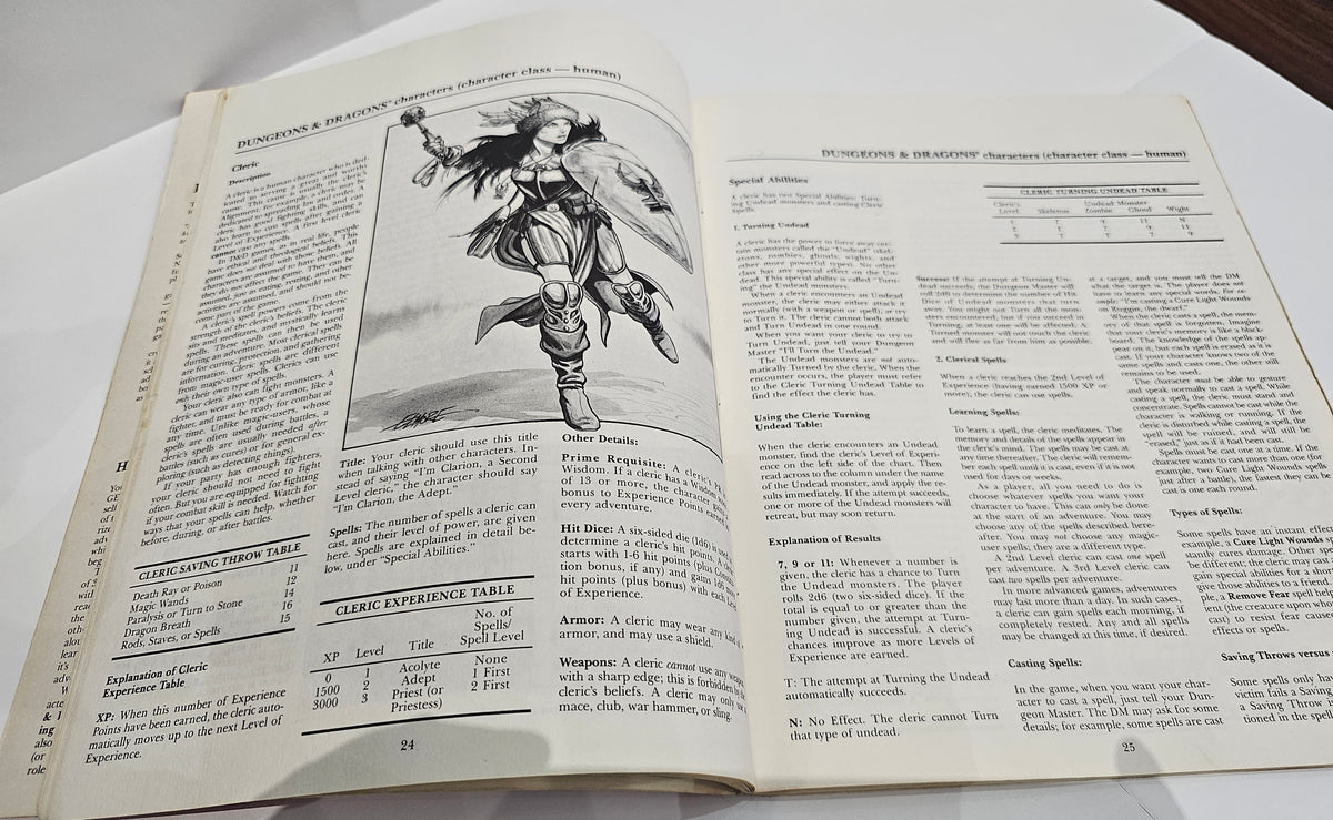 Dungeons & Dragons Players Manual (WELL-LOVED!)