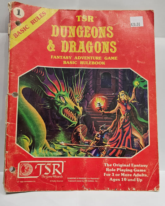 Dungeons & Dragons Fantasy Adventure Game Basic Rulebook