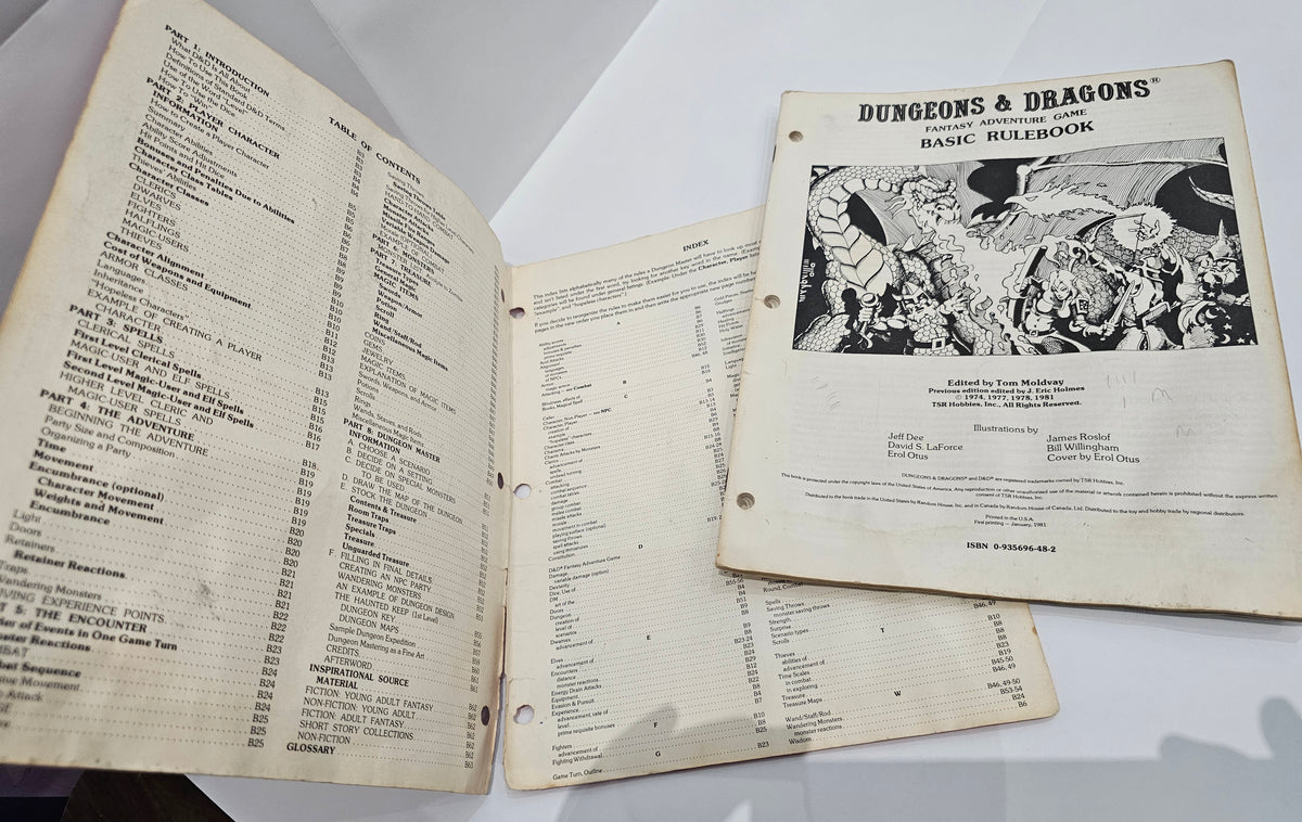 Dungeons & Dragons Fantasy Adventure Game Basic Rulebook