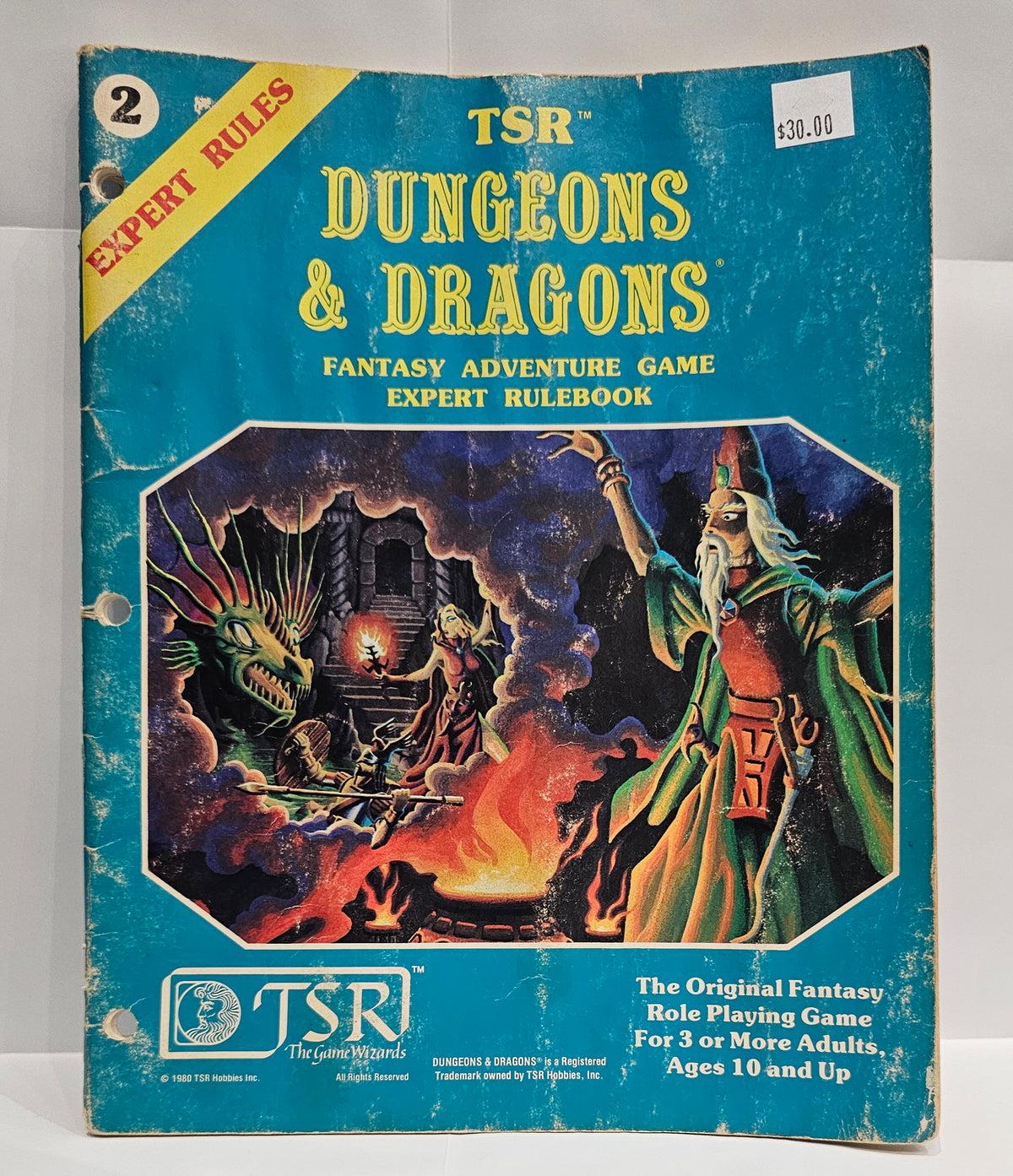 Dungeons & Dragons Fantasy Adventure Game Expert Rulebook