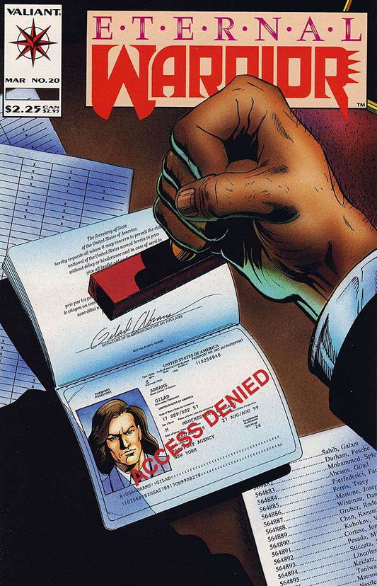 Eternal Warrior #20, Comic Book, Back Issue, buy comic books online, order comics online, marvel comics, sell comic books, online, comic websites, comic store,  vintige comic books, comic book store guelph, comic book store, comic book store near me, Long Box Silver's Comic Book Store
