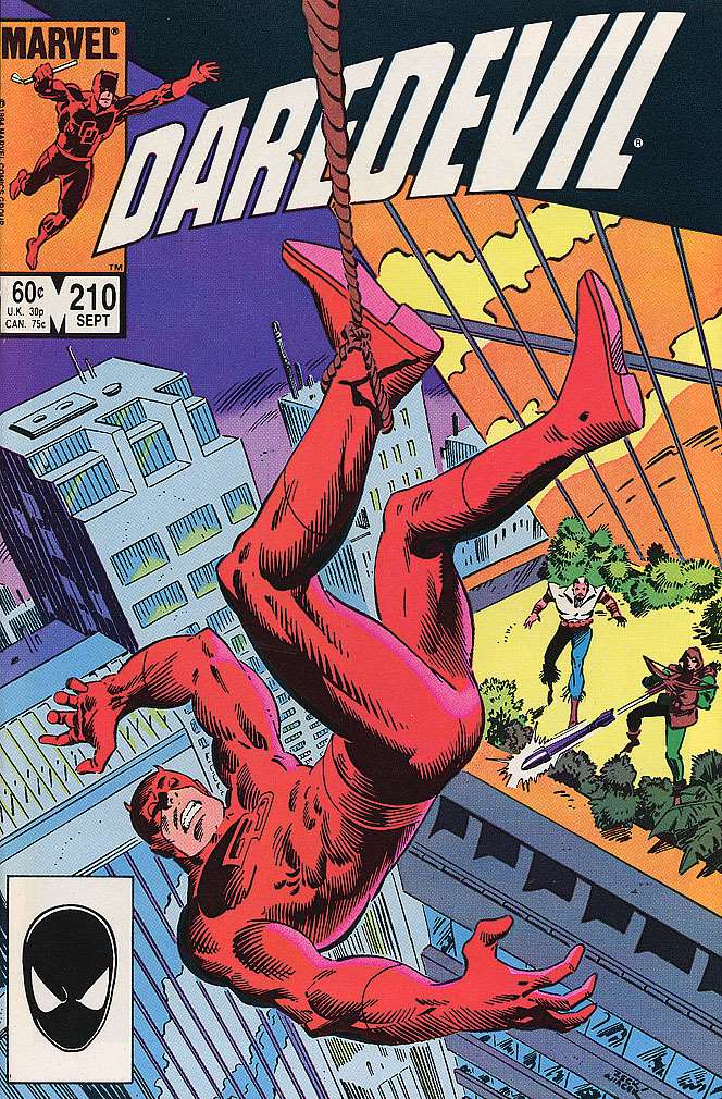 Daredevil #210, Comic Book, Back Issue, buy comics online, comic book store guelph, online comic book store, local comic shop, Long Box Silver's Comics