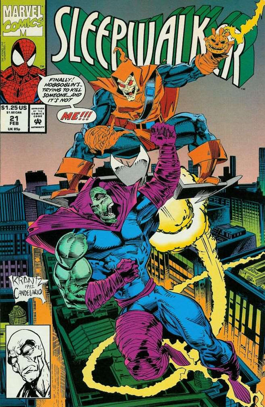 Sleepwalker #21, Comic Book, Back Issue, buy comic books online, order comics online, marvel comics, sell comic books, online, comic websites, comic store,  vintige comic books, comic book store guelph, comic book store, comic book store near me, Long Box Silver's Comic Book Store