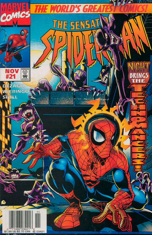 Sensational Spider-Man, The (2nd Series) #21 (VF-NM), Comic Book, Back Issue, buy comic books online, online comic book store canada, sell comic books, online, comic websites, comic store,  vintige comic books, comic book store guelph, comic book store, comic book store near me, Long Box Silver's Comics 