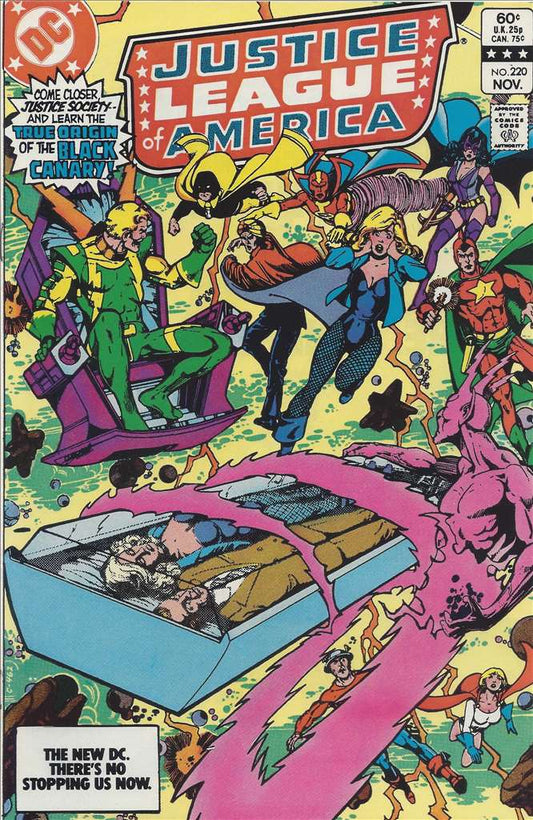 Justice League of America #220 (VF-NM), Comic Book, Back Issue, buy comic books online, online comic book store canada, sell comic books, online, comic websites, comic store,  vintige comic books, comic book store guelph, comic book store, comic book store near me, Long Box Silver's Comics 