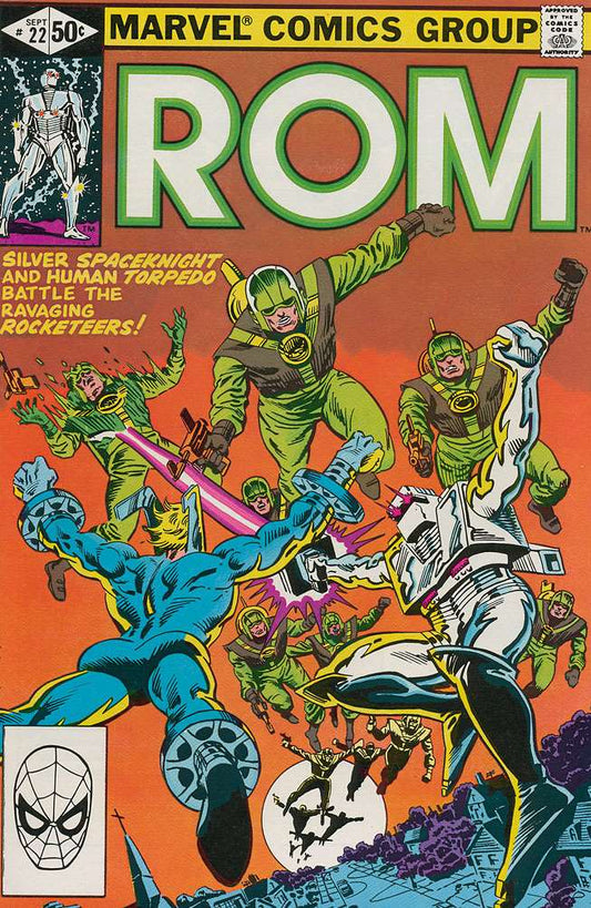 ROM #22, Marvel Comics, Comic Book, Back Issue, buy comics online, comic book store guelph, online comic book store, local comic shop, Long Box Silver's Comics