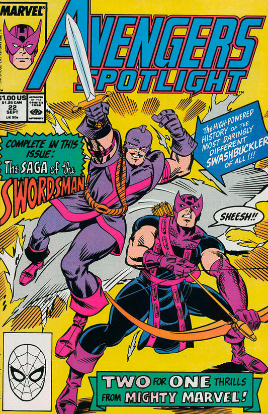 Avengers Spotlight(F) #22/NS, Comic Book, Back Issue, buy comic books online, order comics online, marvel comics, sell comic books, online, comic websites, comic store,  vintige comic books, comic book store guelph, comic book store, comic book store near me, Long Box Silver's Comic Book Store
