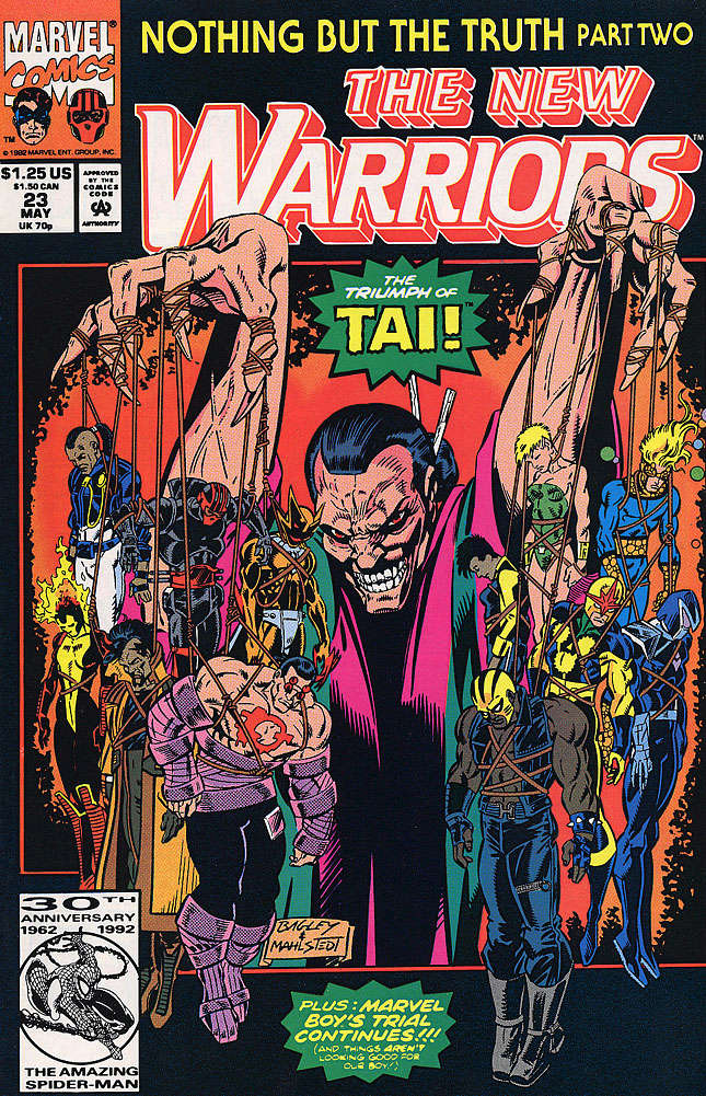 New Warriors, The #23 (F), Comic Book, Back Issue, buy comic books online, online comic book store canada, sell comic books, online, comic websites, comic store,  vintige comic books, comic book store guelph, comic book store, comic book store near me, Long Box Silver's Comics 