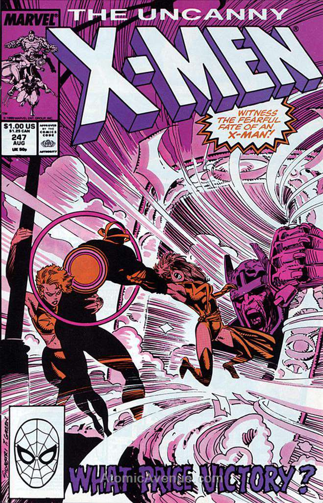 Uncanny X-Men, The #247, Comic Book, Back Issue, buy comics online, comic book store guelph, online comic book store, local comic shop, Long Box Silver's Comics