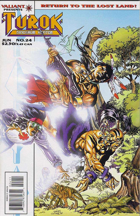 Turok, Dinosaur Hunter #24, Comic Book, Back Issue, buy comic books online, order comics online, marvel comics, sell comic books, online, comic websites, comic store,  vintige comic books, comic book store guelph, comic book store, comic book store near me, Long Box Silver's Comic Book Store
