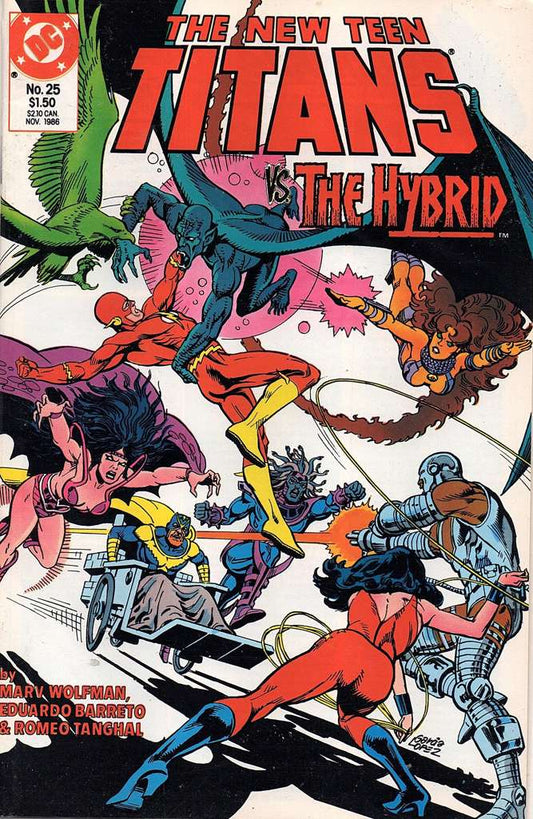 New Teen Titans, The (2nd Series) #25 (VF-NM), Comic Book, Back Issue, buy comic books online, online comic book store canada, sell comic books, online, comic websites, comic store,  vintige comic books, comic book store guelph, comic book store, comic book store near me, Long Box Silver's Comics 