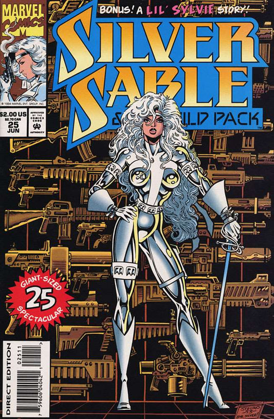 Silver Sable #25, Comic Book, Back Issue, buy comic books online, order comics online, marvel comics, sell comic books, online, comic websites, comic store,  vintige comic books, comic book store guelph, comic book store, comic book store near me, Long Box Silver's Comic Book Store