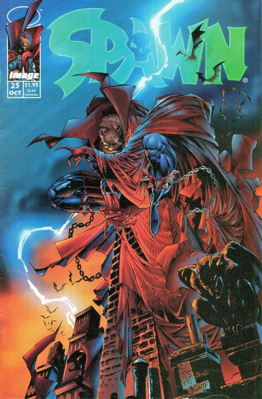 Spawn #25 (VF-NM), Comic Book, Back Issue, buy comic books online, online comic book store canada, sell comic books, online, comic websites, comic store,  vintige comic books, comic book store guelph, comic book store, comic book store near me, Long Box Silver's Comics 