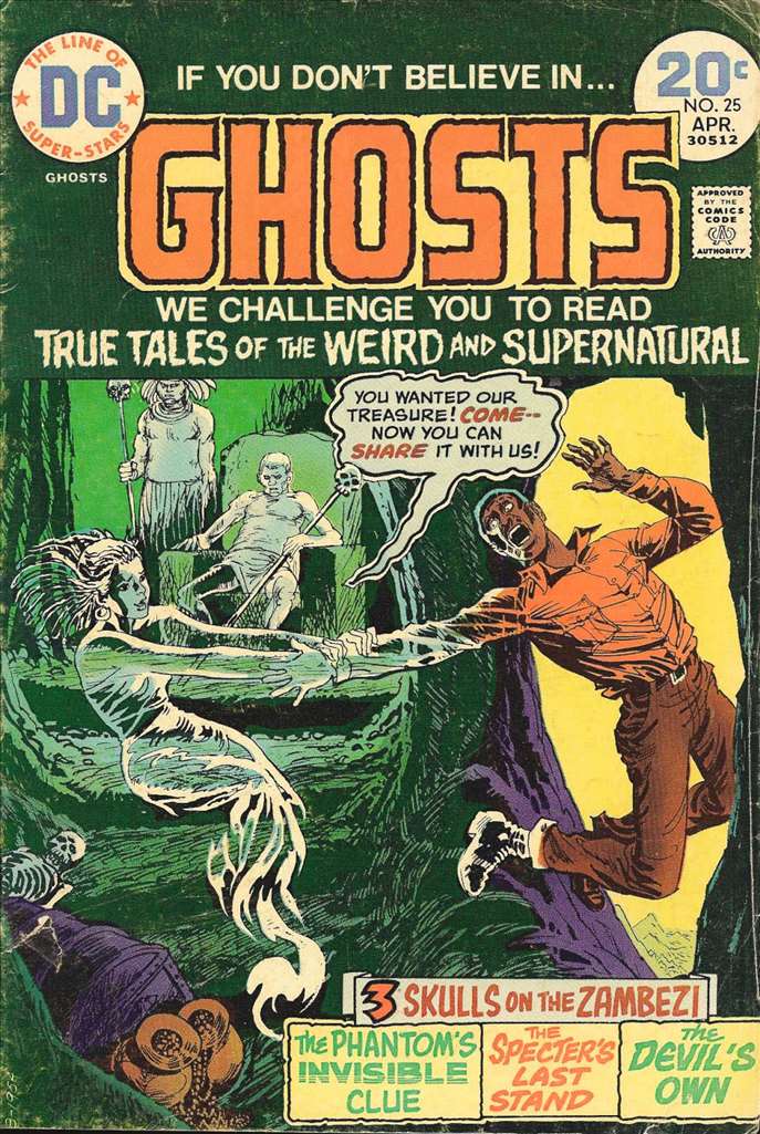 Ghosts #25, Comic Book, Back Issue, buy comics online, comic book store guelph, online comic book store, local comic shop, Long Box Silver's Comics