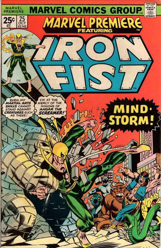 Marvel Premiere Featuring Iron Fist #25, Comic Book, Back Issue, buy comics online, comic book store guelph, online comic book store, local comic shop, Long Box Silver's Comics