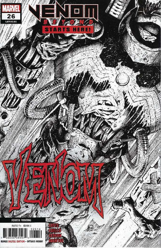 Venom (4th Series) #26(4th PRINT), Comic Book, Back Issue, buy comic books online, order comics online, marvel comics, sell comic books, online, comic websites, comic store,  vintige comic books, comic book store guelph, comic book store, comic book store near me, Long Box Silver's Comic Book Store